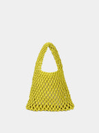 (V7478) Hollow Handmade Woven Cotton Rope Bag Summer New Fishing Net Bag Pure Handbag