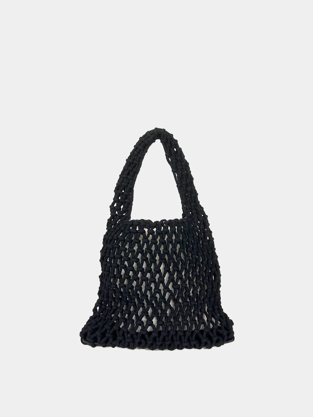 (V7478) Hollow Handmade Woven Cotton Rope Bag Summer New Fishing Net Bag Pure Handbag