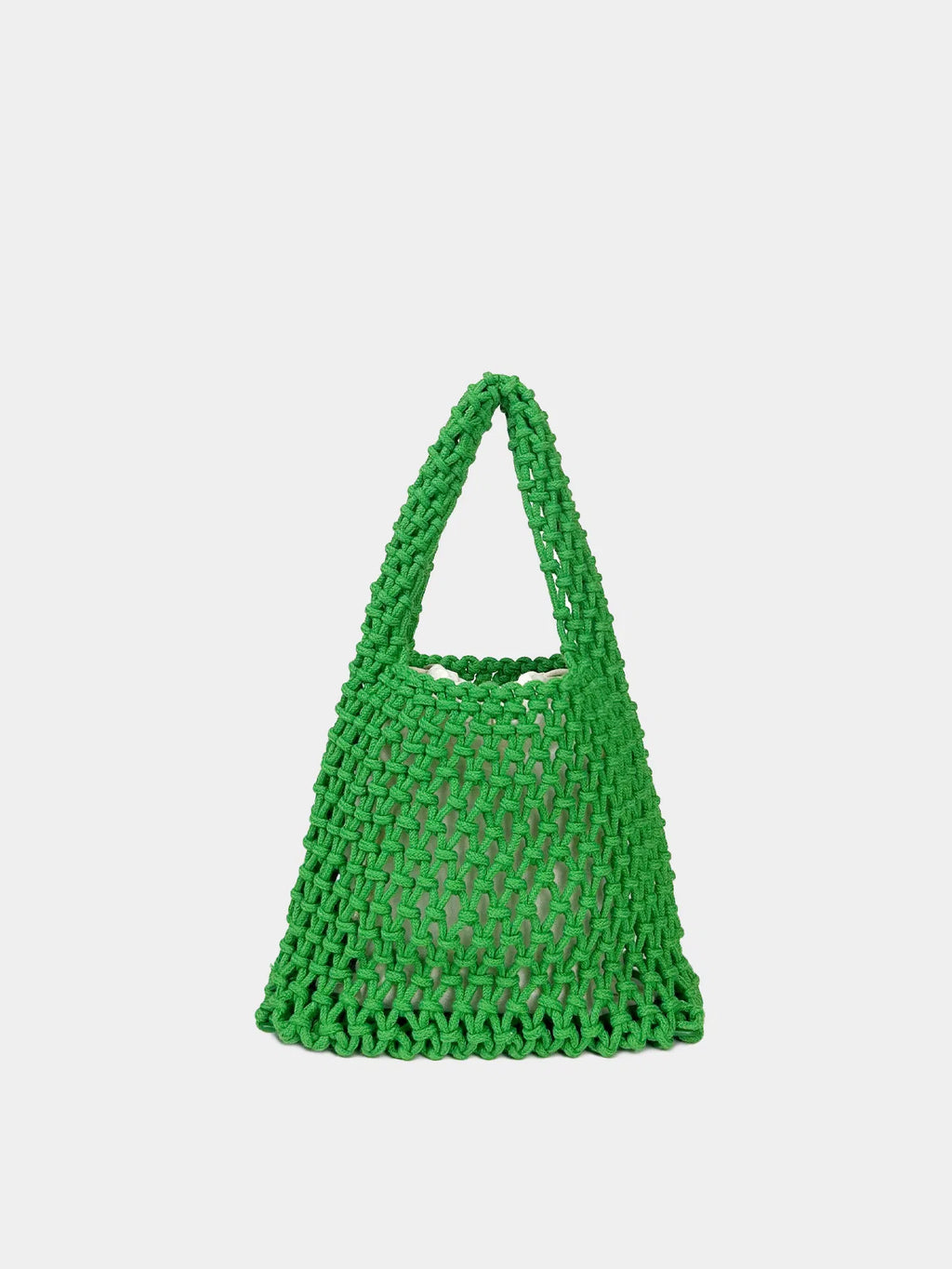 (V7478) Hollow Handmade Woven Cotton Rope Bag Summer New Fishing Net Bag Pure Handbag