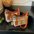 (V7505) Woven Women's Bag Shoulder Cross Body Bag Fashion Straw Bucket Bag Basket Bag