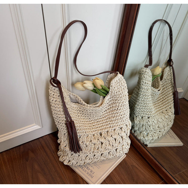 (V7510) Braid Bag New Summer Fashion Cross Body Bag Korean Fashion Fashion Shoulder Shopping Bag