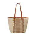 (V7511) Commuter High Sense Underarm Bag Women New Simple Straw Woven Bag Large Capacity Shoulder Bag