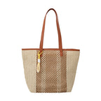 (V7511) Commuter High Sense Underarm Bag Women New Simple Straw Woven Bag Large Capacity Shoulder Bag