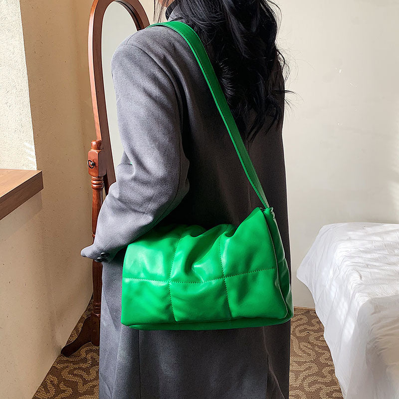 (WD0589) Soft PU Leather Fashion Women Messenger Bag Causal Big Capacity Shoulder Bag for Girls