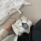 (WD0598) Girls Mini Crossbody Bag Famous Design Denim Handbag