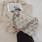 (WD0655) New Arrival Fashion Pleated Lattice Handbag