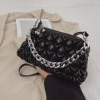 (WD0655) New Arrival Fashion Pleated Lattice Handbag