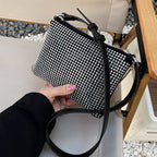 (WD0694) Fashion Hot Selling Hot Diamond Female Oblique Span Package Stylish Hot Selling Women's Diamond Oblique Span Package Bag