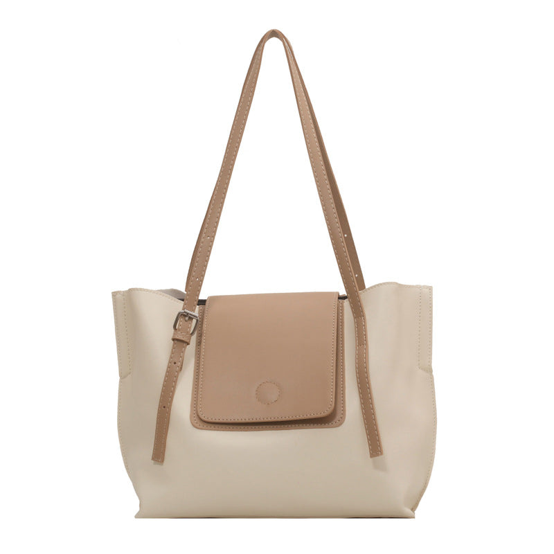 (WD0704) New Leather Women's Bag Large Capacity Winged Shoulder Tote Bag