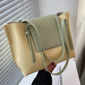 (WD0704) New Leather Women's Bag Large Capacity Winged Shoulder Tote Bag
