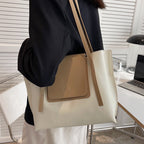 (WD0704) New Leather Women's Bag Large Capacity Winged Shoulder Tote Bag