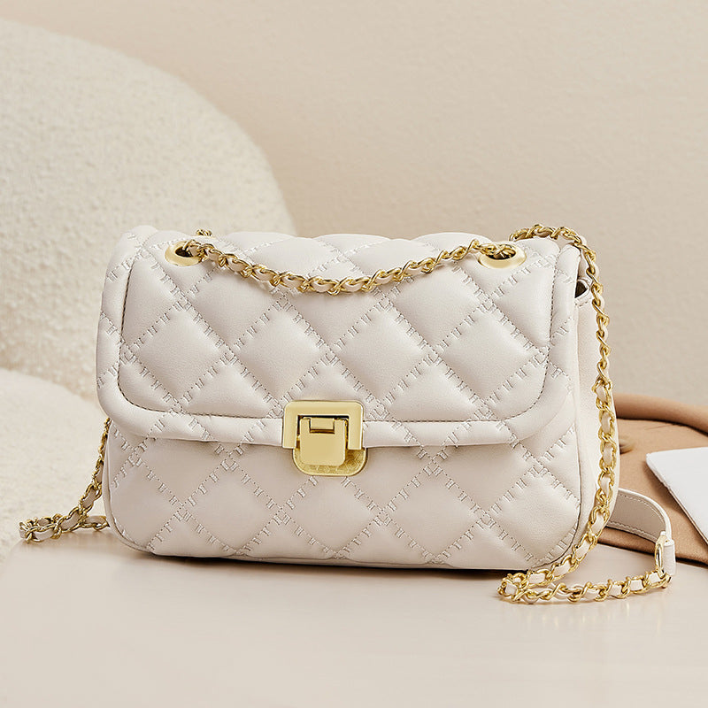 (WD10558) Side Handbag for Ladies Embroider Line Female Bag Small Side Bag for Ladies Everyday Bag for Ladies