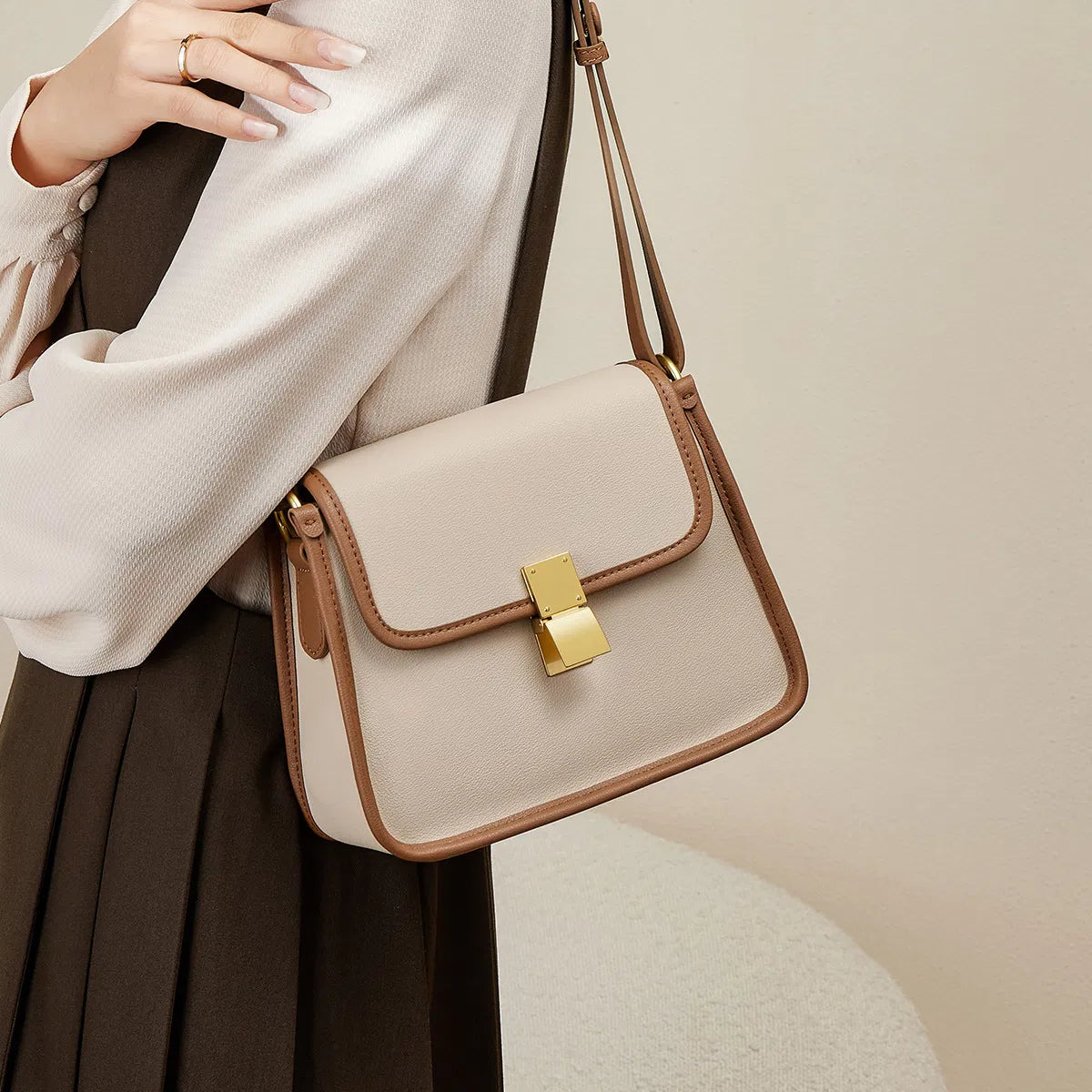 (WD10562) Leather Shoulder Bag Ladies Shopping Bag Fashion Clutch Bags Latest Side Bags for Ladies