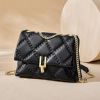 (WD10570) Handbags for Women Stylish Latest Fashion Bags Trendy Handbags Online Small Shoulder Bag Embroider Line Female Bag