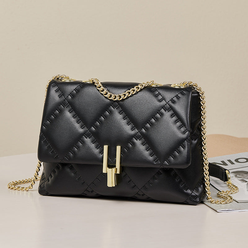 (WD10570) Handbags for Women Stylish Latest Fashion Bags Trendy Handbags Online Small Shoulder Bag Embroider Line Female Bag
