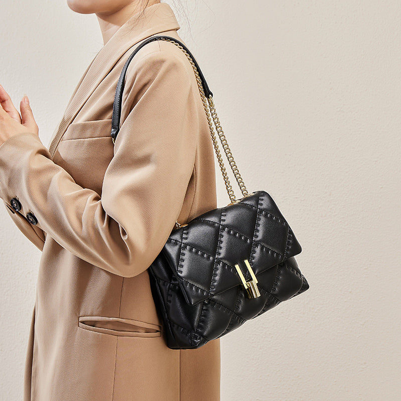 (WD10570) Handbags for Women Stylish Latest Fashion Bags Trendy Handbags Online Small Shoulder Bag Embroider Line Female Bag