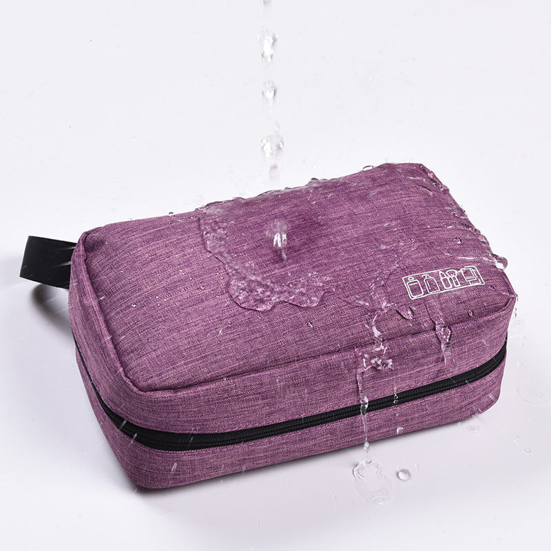 (WD12816) New Toiletries Bag Portable Makeup Bags Large Capacity Simple Multi-Functional Travel Storage Handbag