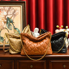 (WD13580) High Quality Embroidered Puffy Tote Bag
