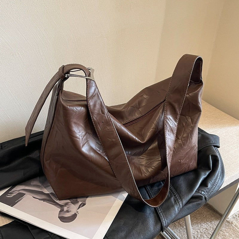 (WD3854) Stylish Shoulder Bag with Western Texture Crossbody Tote Bag