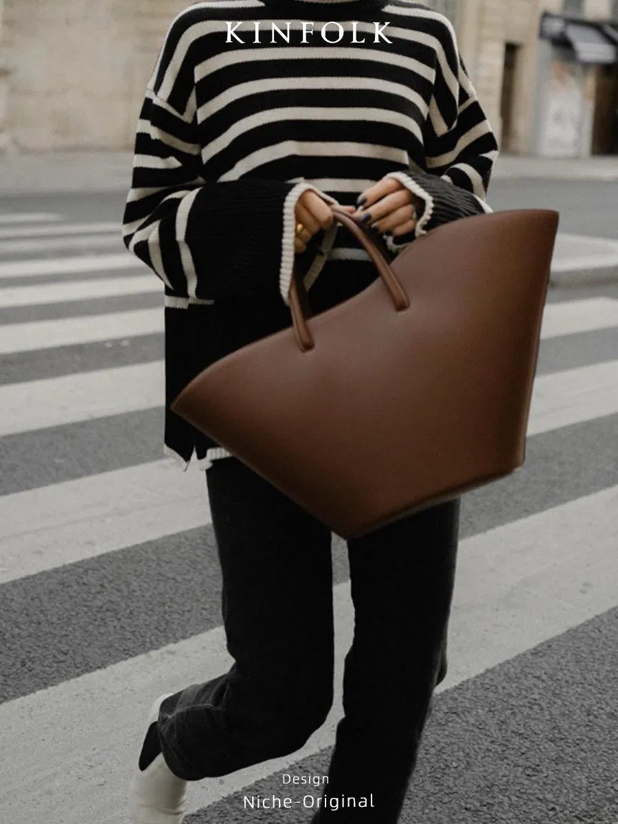 (WD3901) Irregular Large Capacity Tote Bag Single Shoulder Crossbody Bag