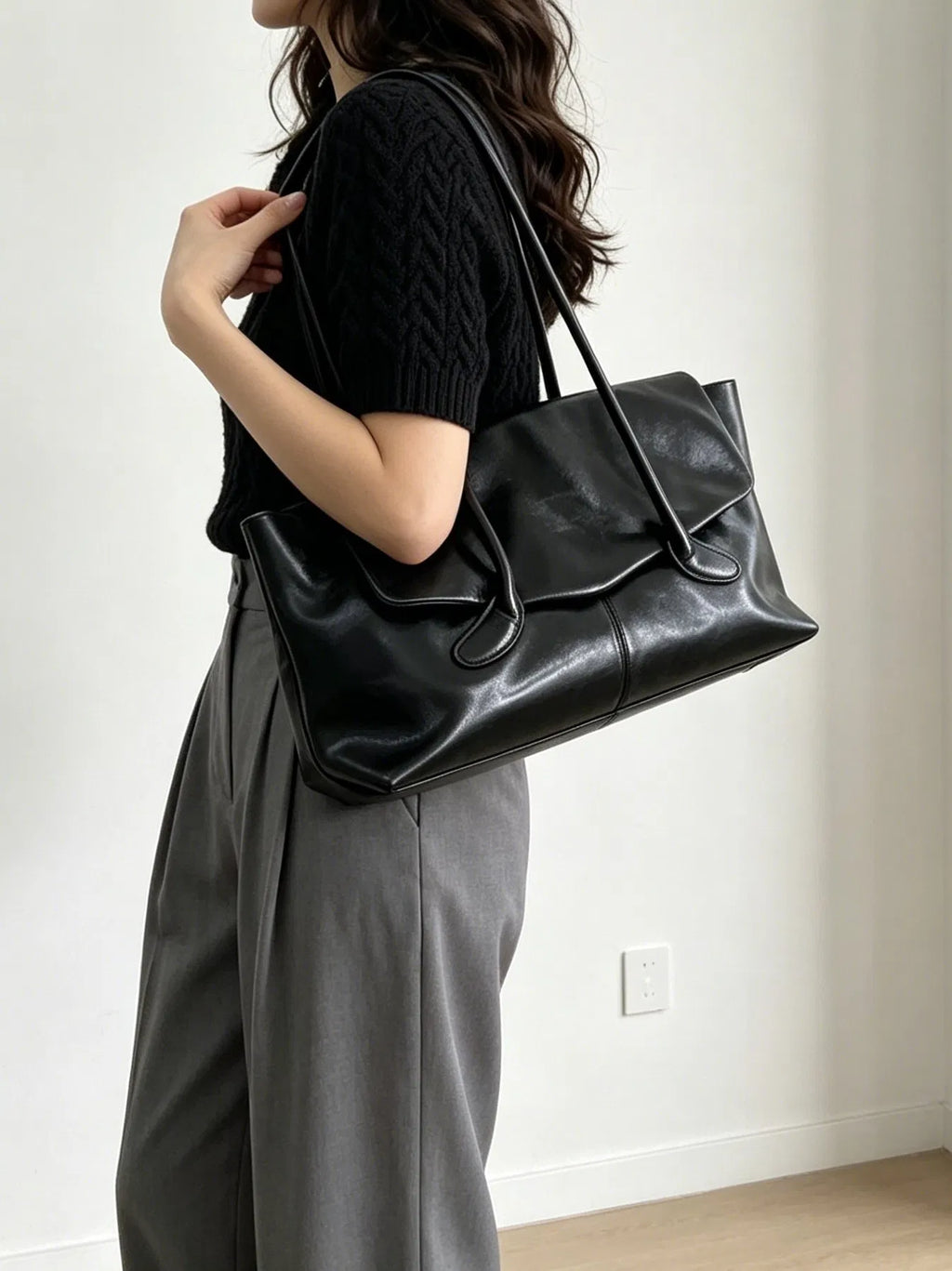 (WD3903) Woolen Cloth Hand Box Bag Small Fragrance Style Crossbody Bag