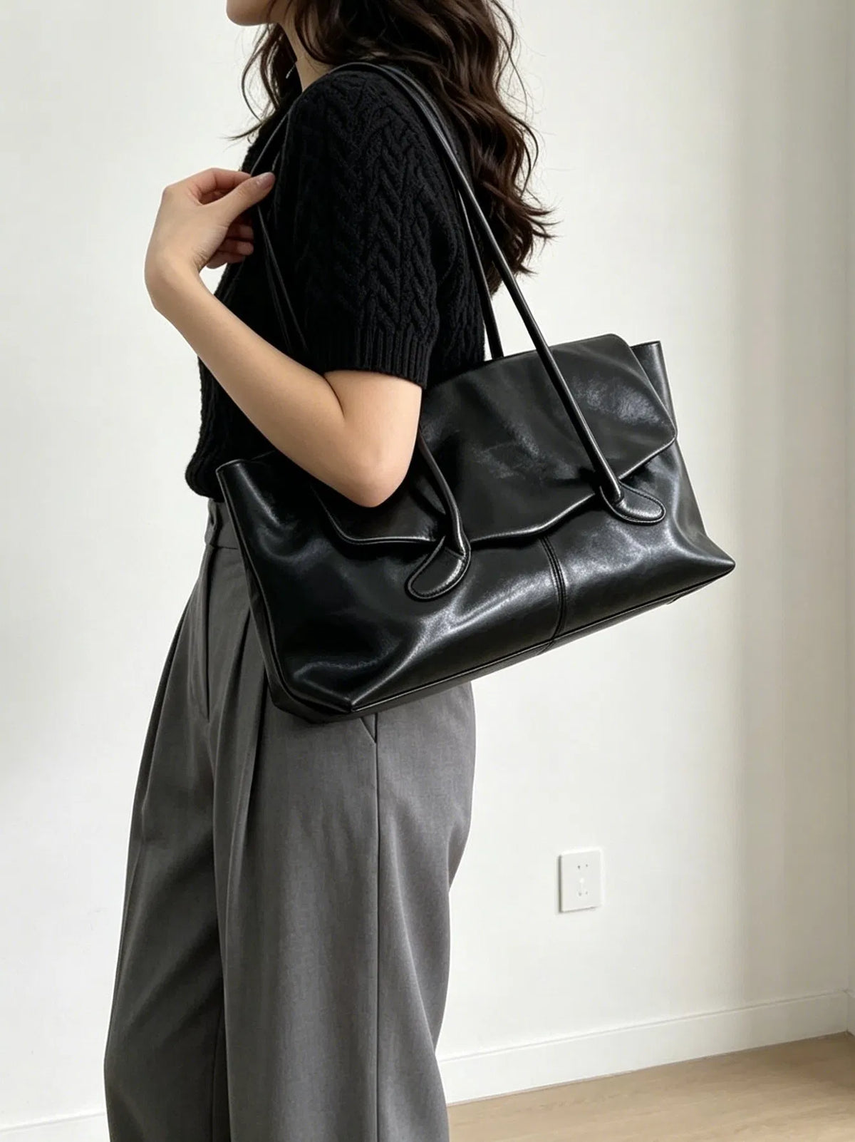 (WD3903) Woolen Cloth Hand Box Bag Small Fragrance Style Crossbody Bag