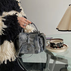 (WD3916) Retro to Do Old Waste Soil Wind Fold Drawstring Handbag Shoulder Crossbody Bag