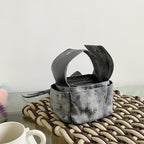 (WD3916) Retro to Do Old Waste Soil Wind Fold Drawstring Handbag Shoulder Crossbody Bag