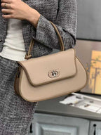 (WD3918) Women New Spring Handheld Small Square Bag, Fashion Lock Buckle Shoulder Bag, Commuter Crossbody Handbag