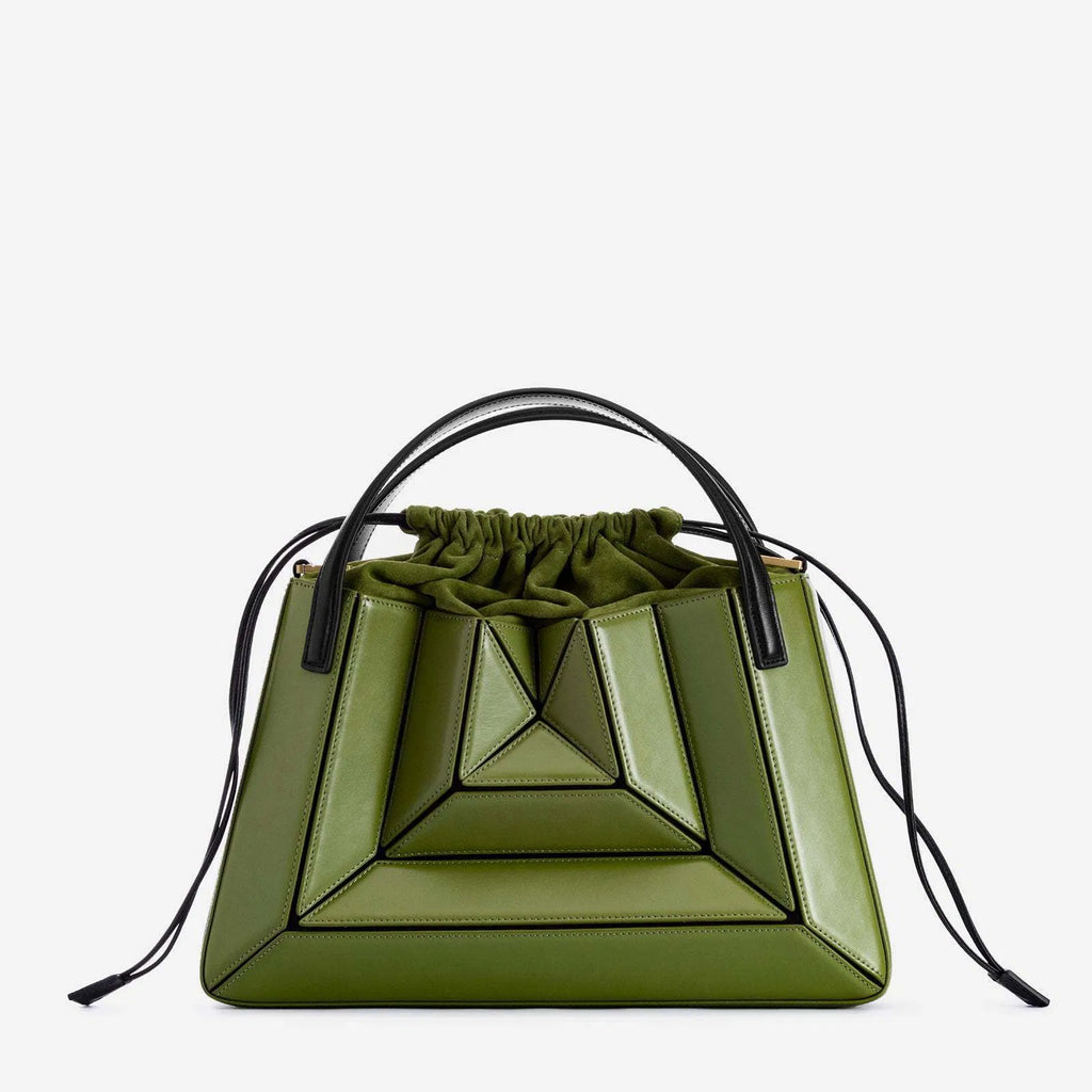 (WD4012) Pop Color Dopamine Pleated Color Contrast Fashion Mini Handbag Crossbody Bag