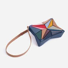 (WD4016) Niche Design Fashion Patchwork Small Bag Female Shoulder Handbag Crossbody Bag