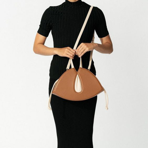 (WD4017) New Niche Design Geometric Handbag Women's Light Simple Single Shoulder Crossbody Bag