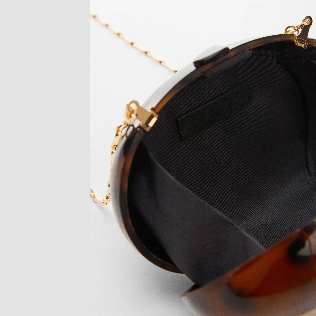 (WD4019) New Silicone Acrylic Small Round Assorted Pebbles Ladies Single Shoulder Crossbody Bag for Women