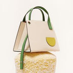 (WD4033) Niche Lemon Kelly Bag Women's Simple Single Shoulder Crossbody Bag