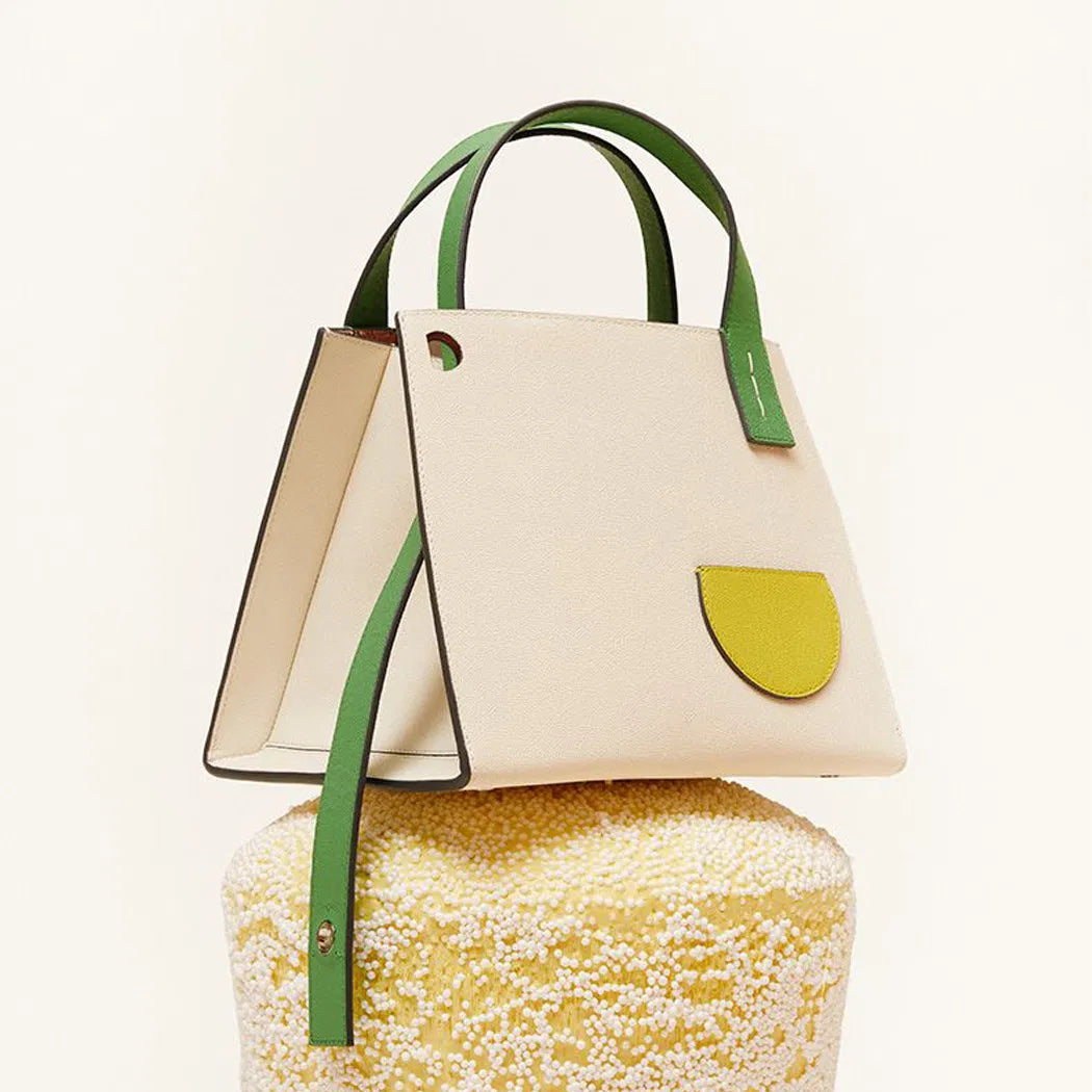 (WD4033) Niche Lemon Kelly Bag Women's Simple Single Shoulder Crossbody Bag