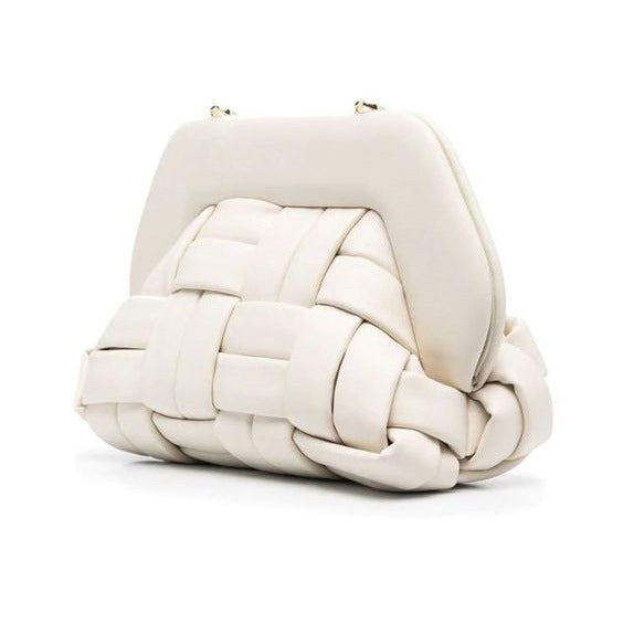 (WD4034) Braided Bag Women's Casual High Sense Single Shoulder Crossbody Bag Clutch Bag