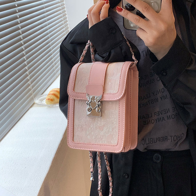(WD4043) Embroidered Thread Shoulder Bag for Women Crossbody Bag
