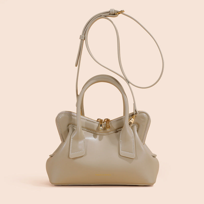 (WD4061) Leather Women's Bag High-Grade Exquisite Niche Design Bag Women's Crossbody Bag Dumpling Bag