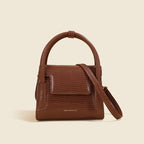 (WD4156) Leather Women's Bag Mobile Phone Bag Niche Design Small Square Bag Crossbody Bag