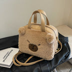 (WD4214) Winter New Cute Ladies Plush Shoulder Bag Fashion Sense Crossbody Bag