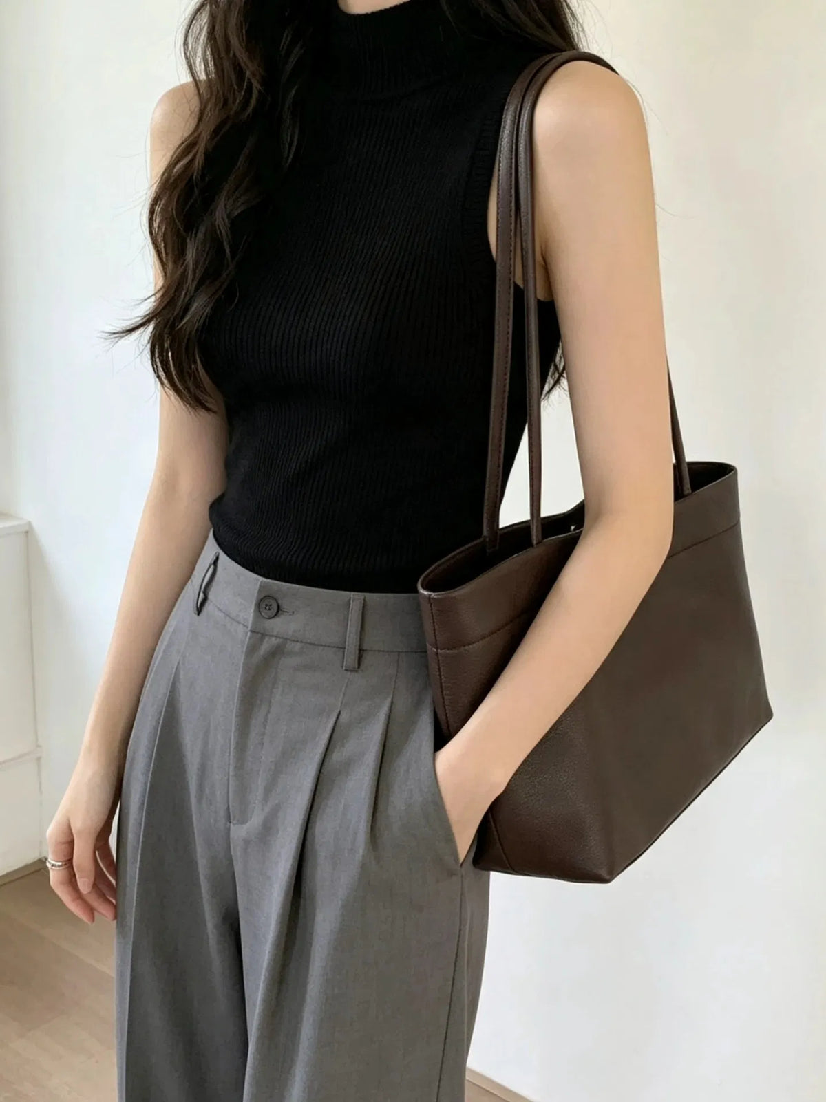 (WD4221) Fluffy Autumn and Winter New Fashion Design Crossbody Bag Fluffy Bucket Bag
