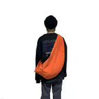 (WD4375) New Autumn and Winter Dark Outdoor Street Canvas Bag Double Ring Buckle Dumpling Bag Shoulder Crossbody Bag