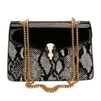 (WD4377) Serpentine Women's Bag High-Grade Texture Bag Female Chain Small Popular Single Shoulder Crossbody Ladybags
