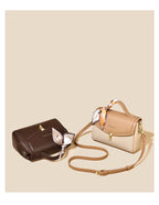 (WD4939) Bucket Bag Women's Contrast Single Shoulder Crossbody Commuter Omnibus Tote Underarm Bag