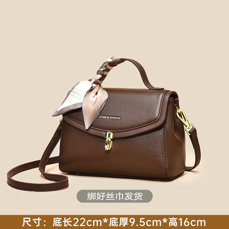 (WD4939) Bucket Bag Women's Contrast Single Shoulder Crossbody Commuter Omnibus Tote Underarm Bag