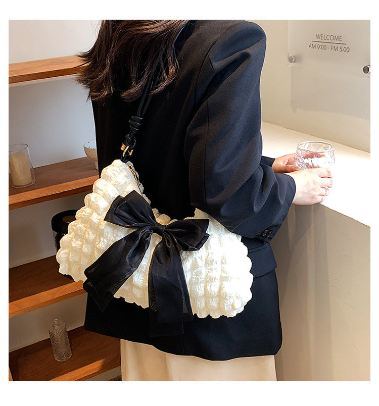 (WD5480) Lady Handbag Women Canvas Handbags New Hot Style Fresh and Sweet Women's Shoulder Bag
