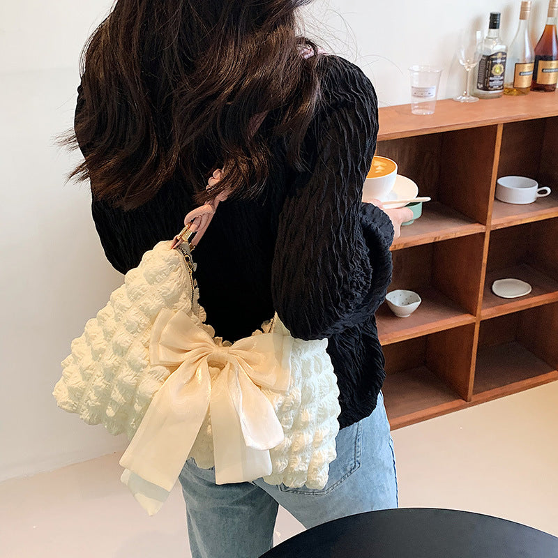 (WD5480) Lady Handbag Women Canvas Handbags New Hot Style Fresh and Sweet Women's Shoulder Bag