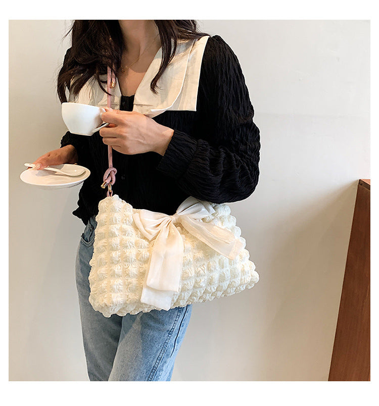 (WD5480) Lady Handbag Women Canvas Handbags New Hot Style Fresh and Sweet Women's Shoulder Bag