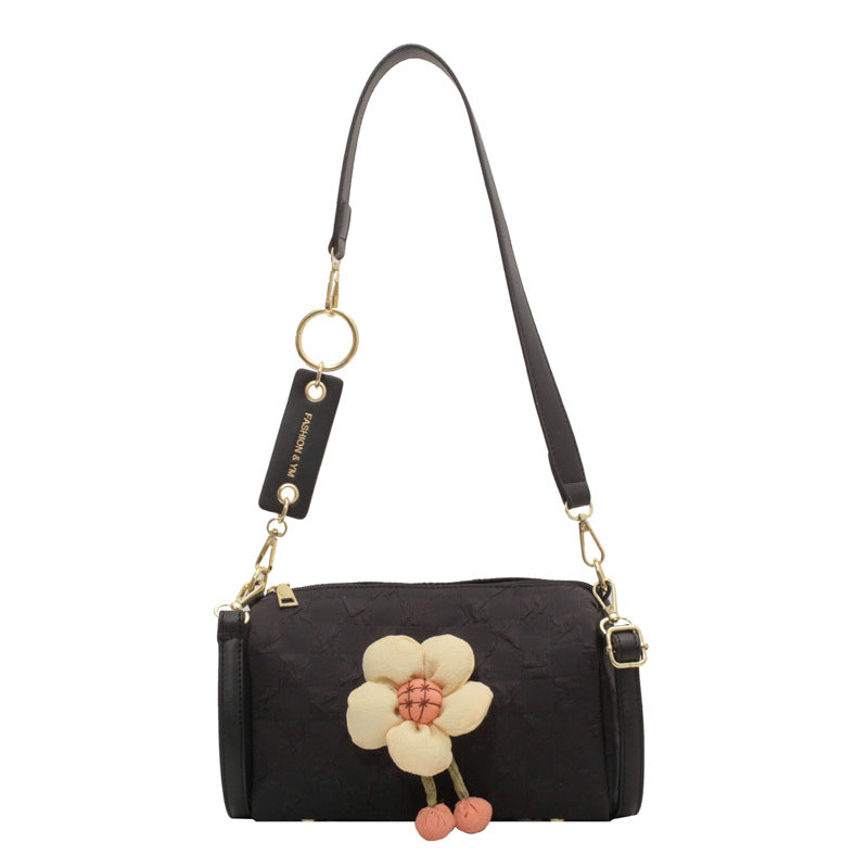 (WD5587) Embroidery Flower Women Sling Handbags Printing Pattern Handbags