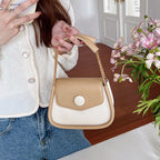 (WD5776) New Portable Fashion Niche One-Shoulder Underarm Bag Fashion Women's PU Leather Shoulder Handbag